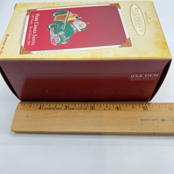 Hallmark Keepsake WOODY WAGON Here Comes Santa Ornament Special Edition 2005 - Picture 8 of 8
